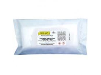 High-Tech Conversions FS-NTP-911 Cleanroom wipes, pre-saturated polypropylene, 70% isopropyl alcohol/30% deionized water, 9