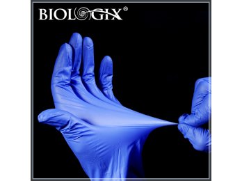 巴罗克Biologix深蓝M码丁腈手套  97-6113防止交叉感染