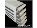 巴罗克Biologix 滑槽侧取式抽屉型冻存管架 铝合金材质 96-5216
