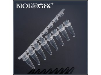 巴罗克Biologix PCR八连管 0.2ml平盖设计 适用于实时定量PCR实验60-0088