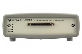 是德科技U2353A 16 通道 500 kSa/s USB 模块化多功能数据采集设备