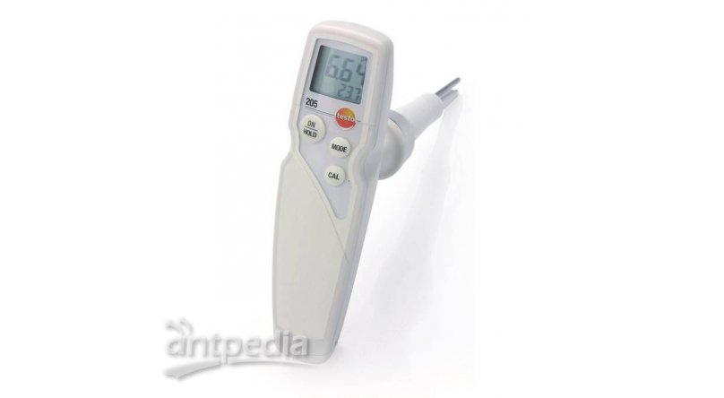 testo 205 - pH酸碱度/温度测量仪，适用于半固体