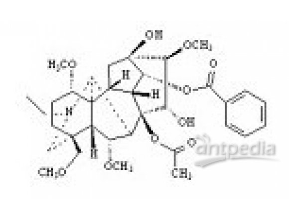 上海同田脱氧乌头碱标准品Deoxyaconitine3175-95-9中草药对照品中药对照品