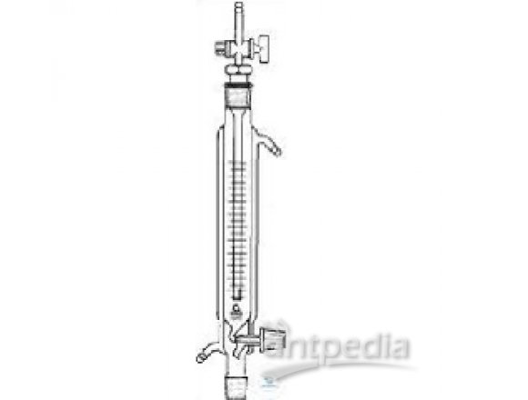 FUNNELS,CONSTANT ADD.,CYL.  GRAD.,W.HEATING+COOLING JACKET,  PTFE DOSING VALVE, MARIOTTE  TUBE, 1000