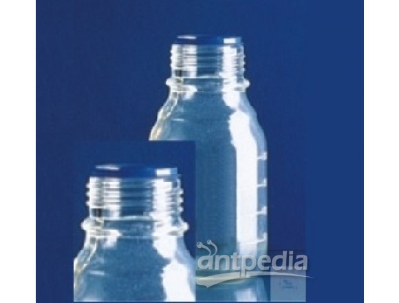 LABORATORY BOTTLES, 25 ML, WITH ISO-THREAD, GL 25,   GRADUATED, DURAN, WITHOUT CAP AND POURING RING