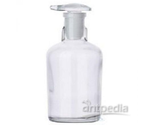 DROPPING BOTTLE, 100 ML, TK, WITH   GROOVED FLAT STOPPER, CLEAR GLASS,   PACK = 10 PCS, CARTON = 70