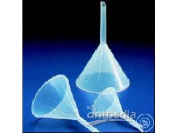 ANALYTICAL FUNNELS, PP,  ANGLE 60°, O.D. 27 MM, STEM DIA. 4 MM