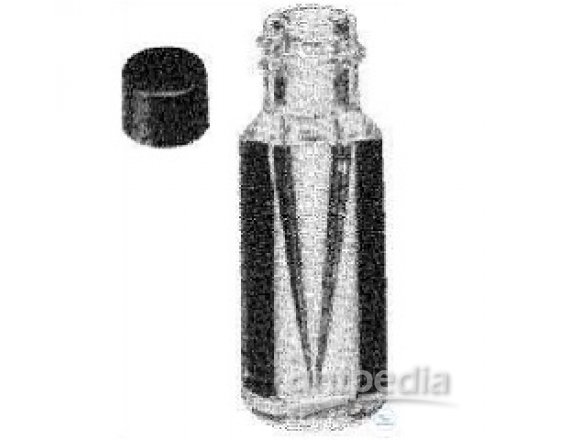 MICRO REACTION VIALS, W.SCREW CAP, AMBER   INNER BOTTOM CON., OUTS. BOTTOM GROUNDED   5,0 ML, 64 X 2