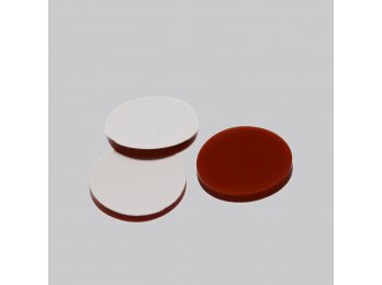 4ml瓶垫片 白色PTFE/红色硅胶隔垫 样品片隔垫 13*1.5mm