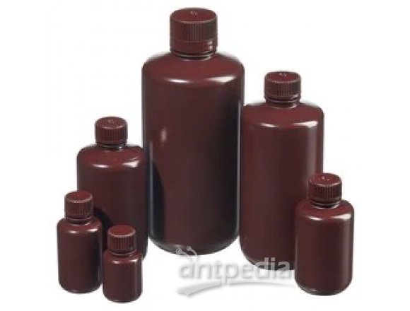 Thermo Scientific™ 312085-0032 Nalgene™ 窄口不透明棕色 HDPE 带盖包装瓶：大包装