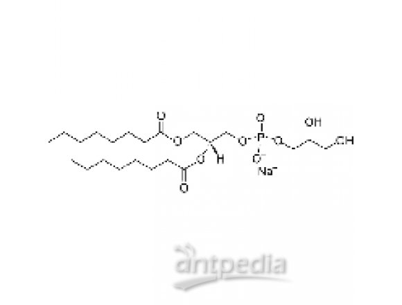 1,2-dioctanoyl-sn-glycero-3-phospho-(1'-rac-glycerol) (sodium salt)