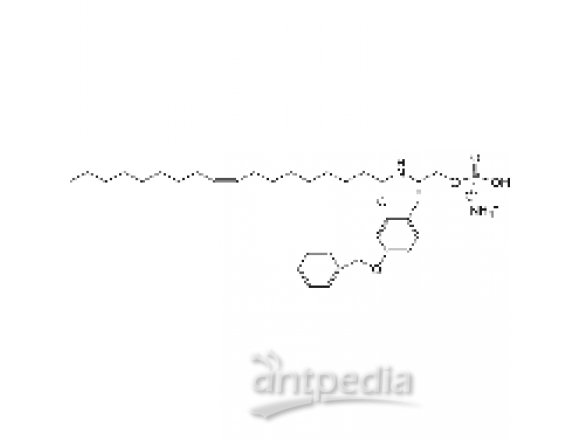 (S)-phosphoric acid mono-[3-(4-benzyloxy-phenyl)-2-octadec-9-enoylamino-propyl] ester (ammonium salt)