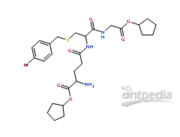 Glycine,N-[S-[(4-bromophenyl)methyl]-N-L-g-glutamyl-L-cysteinyl]-, dicyclopentyl ester (9CI)