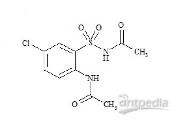 PUNYW18305175 Hydrochlorothiazide Related Compound (N';-(2-Acetyl-sulfamoyl-4-chloro-phenyl) Acetamide)