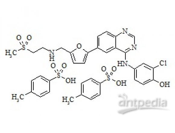 PUNYW15118208 Lapatinib Impurity 1 (O-De(3-fluorobenzyl) Lapatinib) Ditosylate Salt