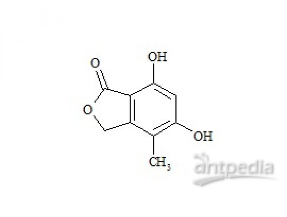 PUNYW12335276 Mycophenolic Acid Related Compound 1 (5,7-Dihydroxy-4 methylphthhalide)