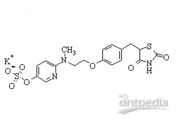 PUNYW21823498 5-Hydroxy rosiglitazone sulphate potassium salt