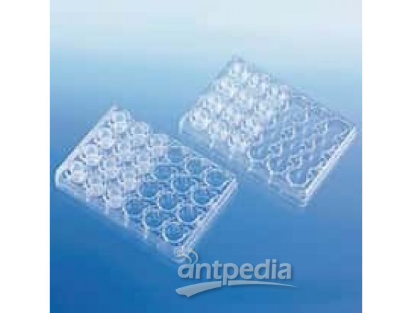 BrandTech 782803 BRANDplates® cellGrade™ plus, 6-Well Insert System with Inlet Channel, Polycarbonate Membrane, 0.4 µm, 13 mm; 5/PK