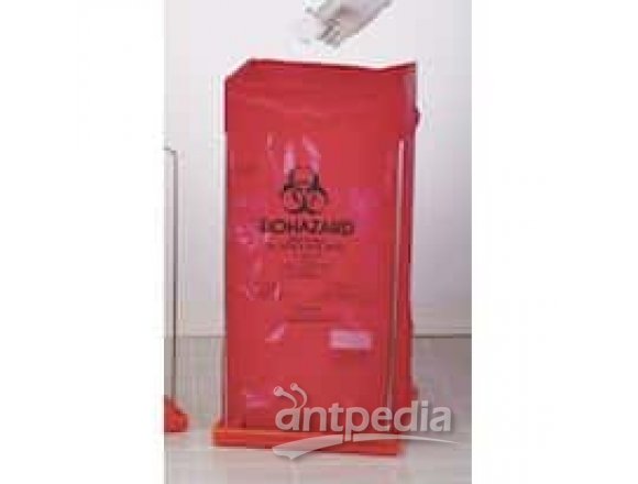Clavies Biohazard Bag Stand with Tray for 10 to 12 gal Bags; 1/Pk
