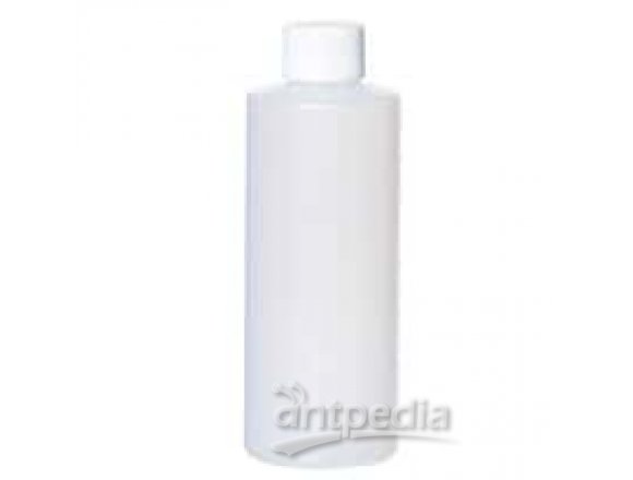 Cole-Parmer BPC1310 Pre-Cleaned Round Narrow-Mouth Modern Round Bottle, HDPE, Level 1, 125 mL; 24/Cs