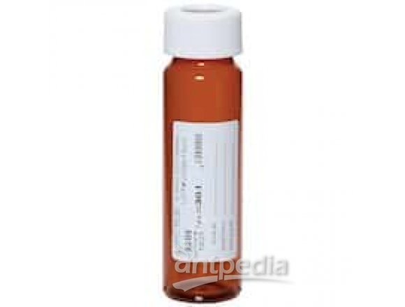 Cole-Parmer APC1627 Amber VOA Vials, 40 mL, Open-Top Cap, 1 mL 1:1 Hydrochloric acid; 72/Cs
