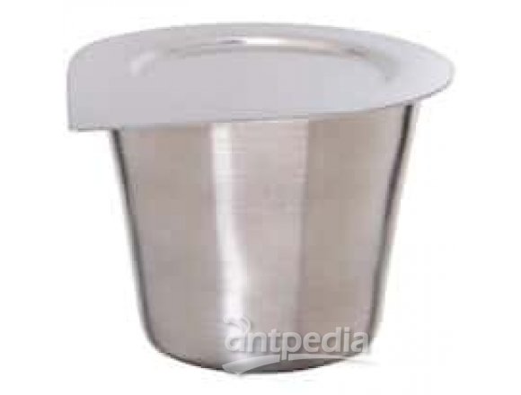 Cole-Parmer Stainless Steel Crucible with Cover, 20 mL, 1/ea