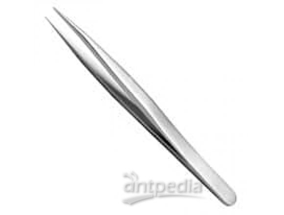 Cole-Parmer Precision Stainless Steel Tweezers w/ Sharp, Fine Tips; 130 mm L