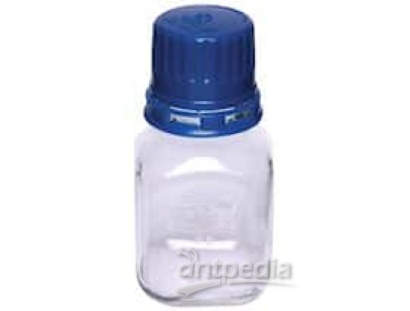 Cole-Parmer Sterile PETG Square Media Bottle,125 mL; 144/Cs