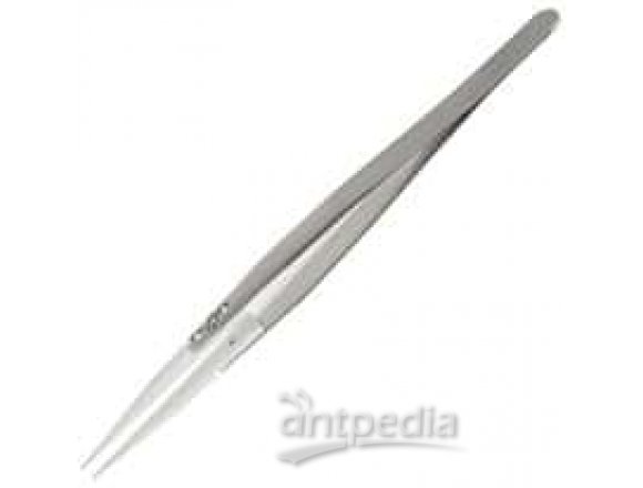 Cole-Parmer Sterile Stainless Steel Tweezers with Ceramic Fine Curved Tip, 13.5 cm