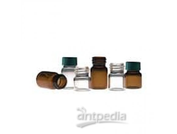 Compound vials, 14.75 x 26 mm, 1.85 mL, clear glass, 144/cs