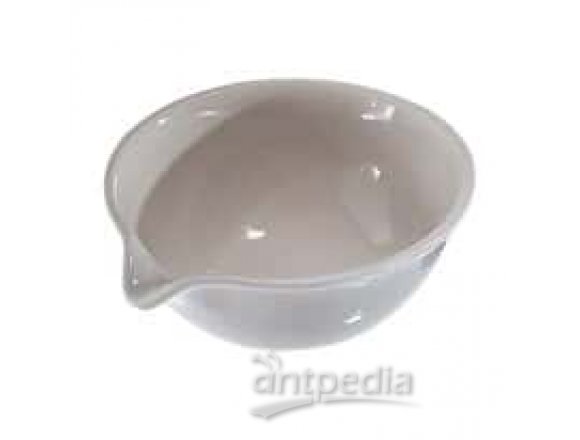 CoorsTek 60209 Porcelain Standard-Form Evaporating Dish, 2100 mL; 4/Cs
