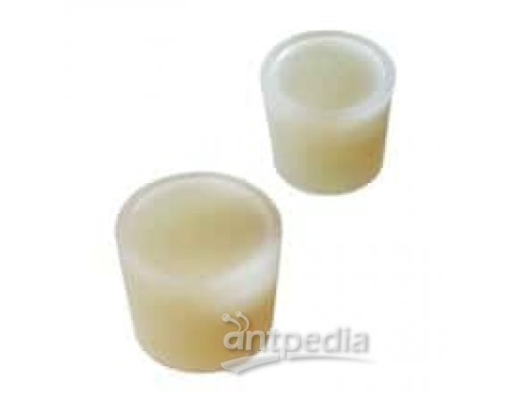High-Purity Solid Silicone Stoppers, Euro Size 83D; 1/Pk