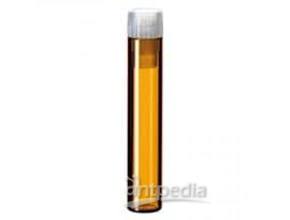 Kinesis Shell Vial, 8 mm, Glass, Flat Bottom, 1 mL, without Insertion Barrier; 1000/pk