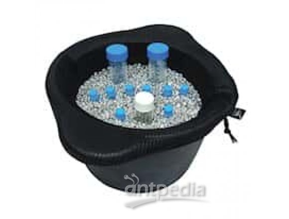 Chill packs for waterless ice bucket