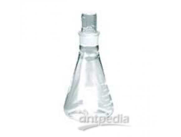 Pyrex 5020-250 5020 Stoppered Erlenmeyer Glass Flask, 250 mL, 6/pk