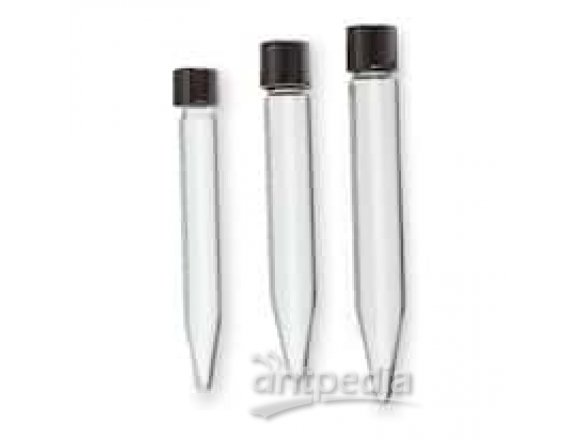 Pyrex 99502-5 Conical-Bottom Disposable Glass Centrifuge Tubes, Theaded Top, 5 mL; 125/Cs