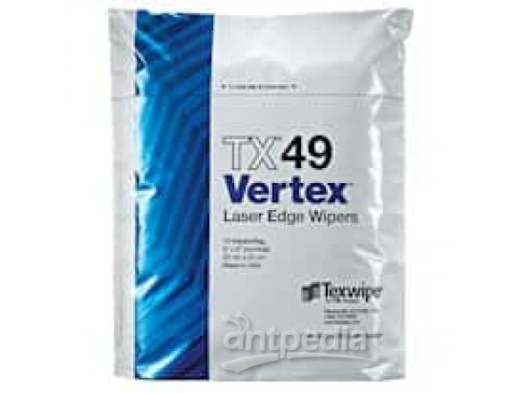Texwipe TX59 Cleanroom Wipe, Microdenier, 9" x 9", 100/bag