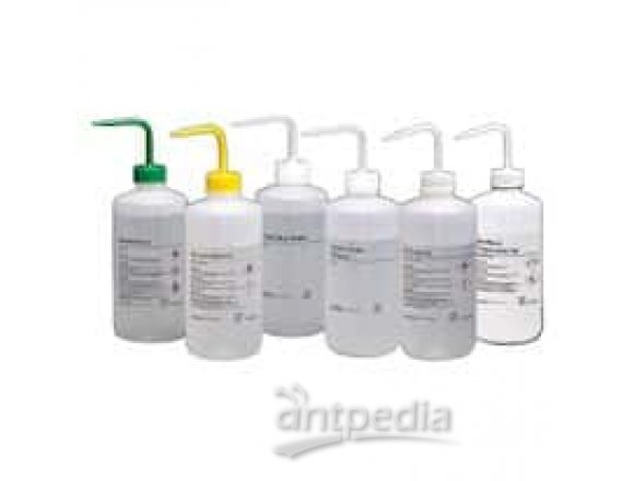 Thermo Scientific Nalgene RTU Safety Wash Bottles 500 mL Acetone FEP; 4/Cs