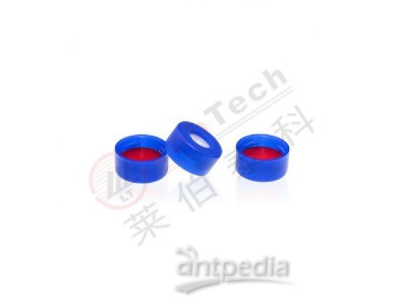 莱伯泰科 LT101811mm 蓝色卡口开孔盖 配1.0mm厚度红膜白胶垫片(超净款). 100个