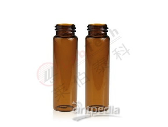 莱伯泰科 LT006240mL 24-400 棕色样品瓶. 27.5×95mm. 100个