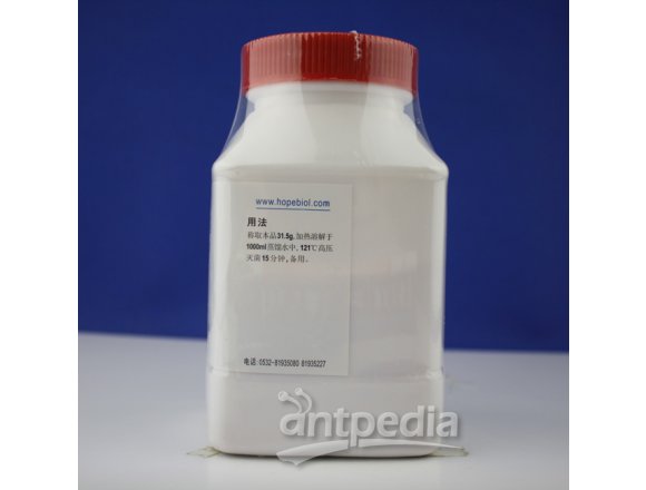 玫瑰红钠琼脂培养基颗粒  HBKP5200  250g
