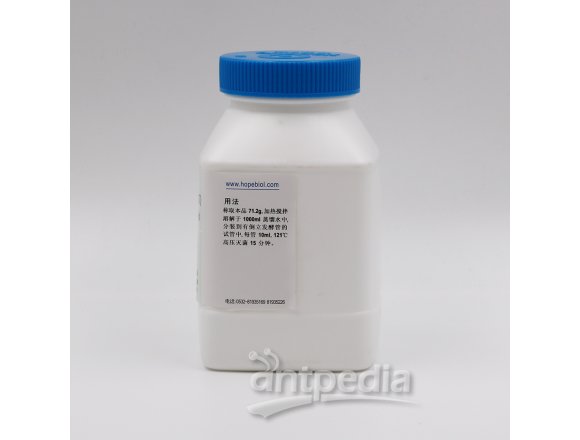 双料月桂基硫酸盐胰蛋白胨肉汤（LST）	HB0102-3    250g