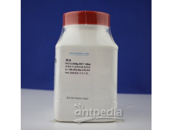 四硫磺酸盐煌绿增菌液基础（TTB）颗粒  	HBKP4086   250g