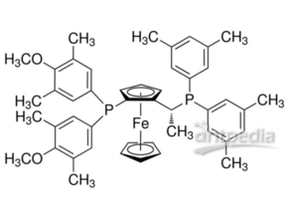 R835575-1g (R)-1-((SP)-2-[双(4-甲氧基-3,5-二甲基苯基)膦]二茂铁基)-乙基二(3,5-二甲苯基)膦,98% 99%ee