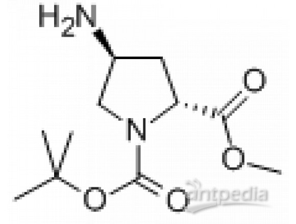 P827661-1g 1,2-Pyrrolidinedicarboxylic acid, 4-amino-, 1-(1,1-dimethylethyl) 2-methyl ester, (2R,4S)-,≥95%
