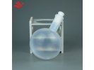 旋转蒸发仪用PFA烧瓶500ml单颈蒸馏烧瓶透明特氟龙塑料烧瓶耐氢氟酸