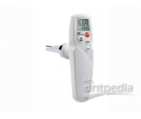 testo 205入门级套装 - pH酸碱度/温度测量仪用于半固体测量