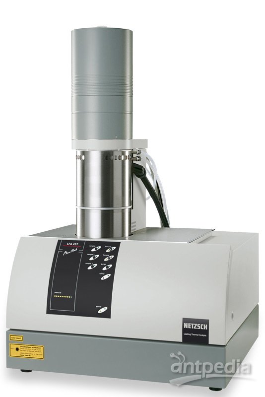 激光法导热仪 LFA 457 MicroFlash®可用于HFM测量黑色弹性体泡沫的导热