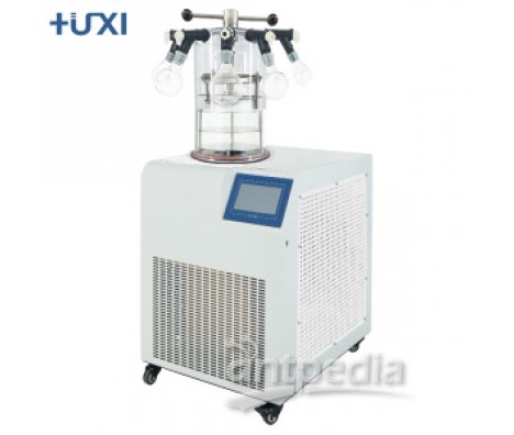  上海沪析HXLG-12-50DG立式压盖多歧管冷冻干燥机
