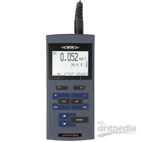 德国WTW pH/ION 3310便携式离子浓度分析仪